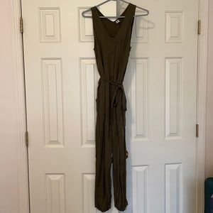 Olive green romper
